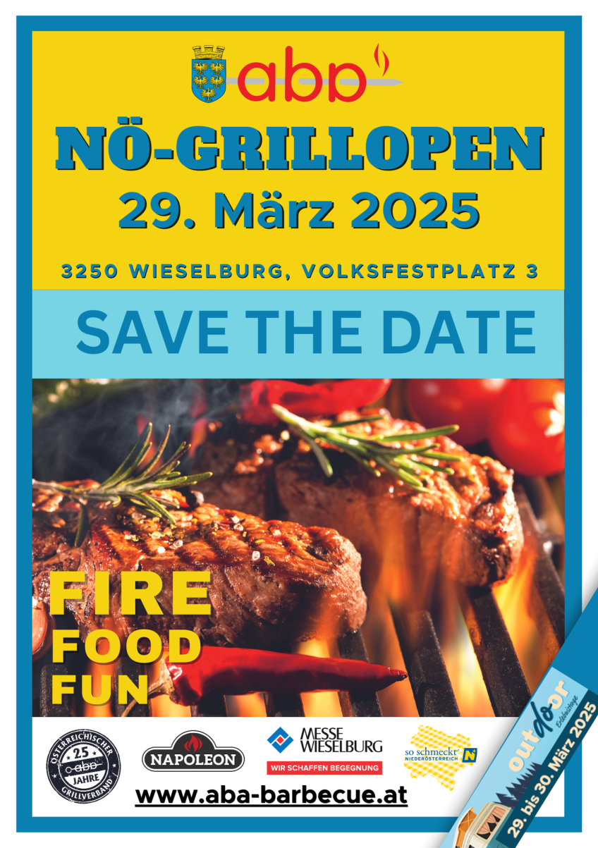 aba BBQ - Save the Date NÖ Grill Open 2025