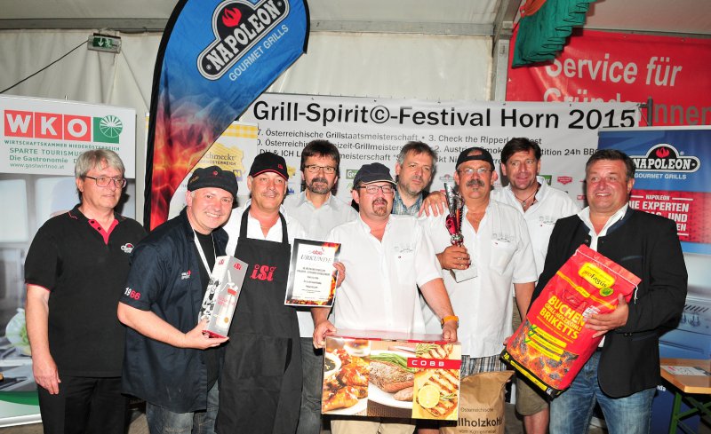 Ergebnisse 10. Österreichische Freizeit Grillmeisterschaft 2015