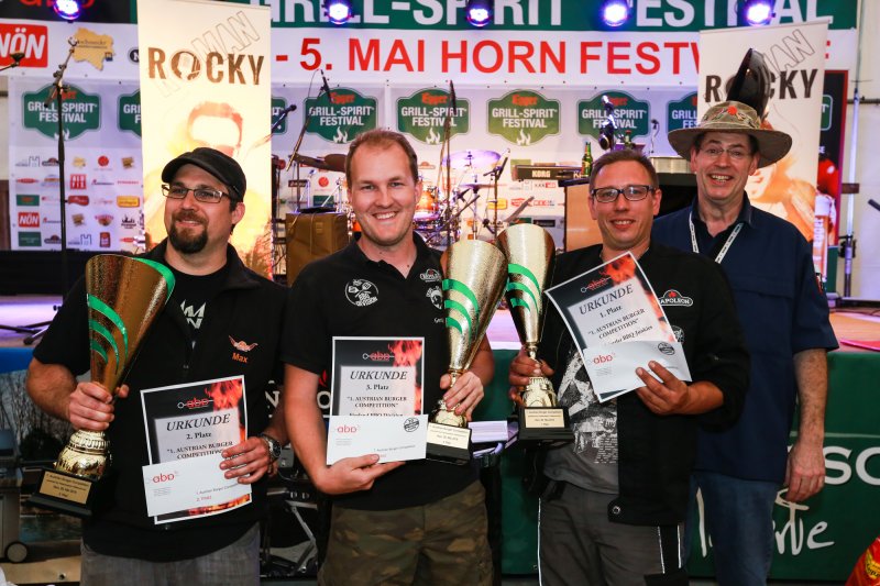 Ergebnisse Austrian Burger Competition 2018